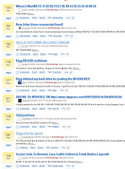 Digg under attack...
