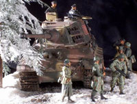 foto que nada que ver de un tanque Tiger en la nieve!