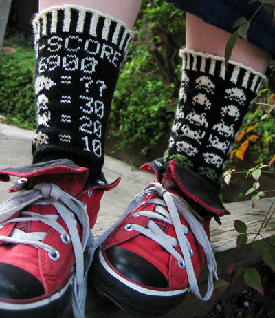 Space Invaders Socks