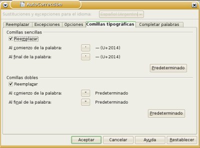 Autotext en Openoffice