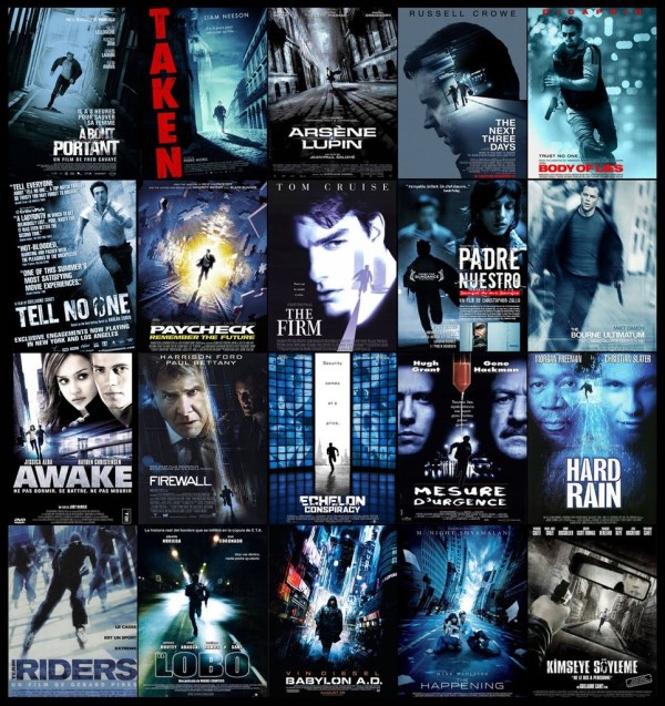 Blue sci-fi movie posters