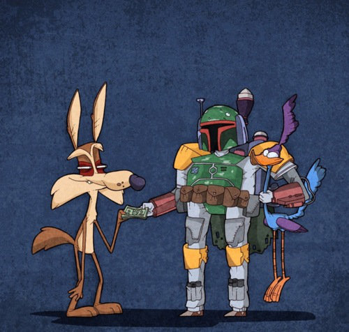 Coyote y Bobba Fett