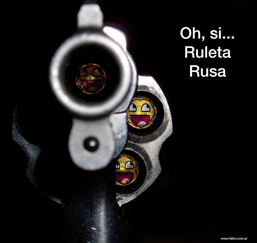 All the bullets #RuletaRusa All the bullets #RuletaRusa